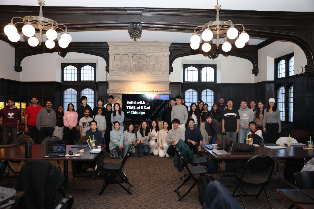 GaGro builders group photo at the Build with TRAE.ai & Z.ai hackathon in Chicago